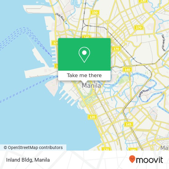 Inland Bldg, Solana Barangay 655, Manila map