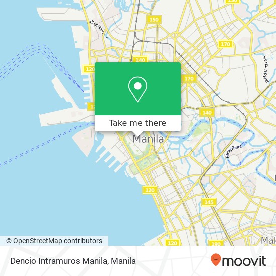 Dencio Intramuros Manila, Solana Barangay 655, Manila map