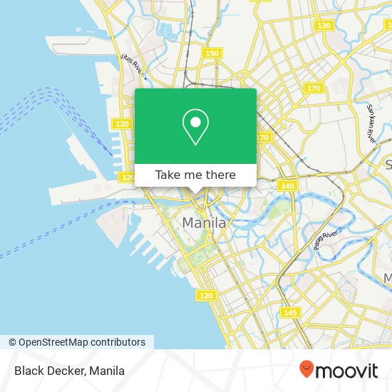 Black Decker, Muelle del Banco Nacional St Barangay 291, Manila map