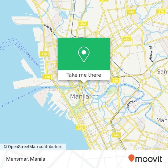 Mansmar, Chica Barangay 306, Manila map