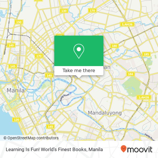 Learning Is Fun! World's Finest Books map