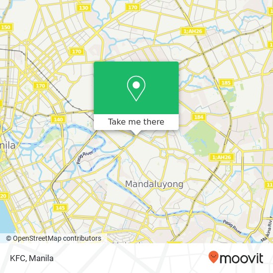 KFC, Shaw Blvd Daang Bakal, Mandaluyong map