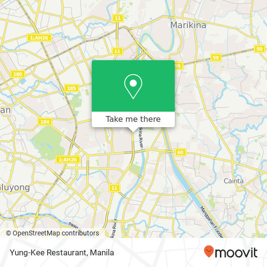 Yung-Kee Restaurant, Eulogio Rodriguez Jr. Ave Ugong Norte, Quezon City map
