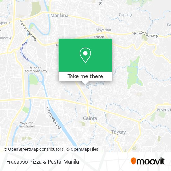 Fracasso Pizza & Pasta map