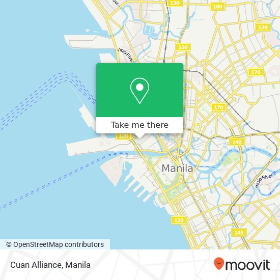 Cuan Alliance, Clavel Barangay 272, Manila map
