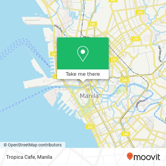 Tropica Cafe, Dasmariñas St Barangay 291, Manila map