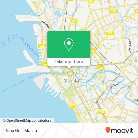 Tuna Grill, San Vicente St Barangay 291, Manila map