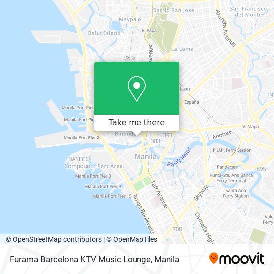 Furama Barcelona KTV Music Lounge map