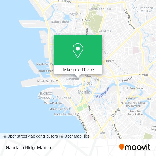 Gandara Bldg map