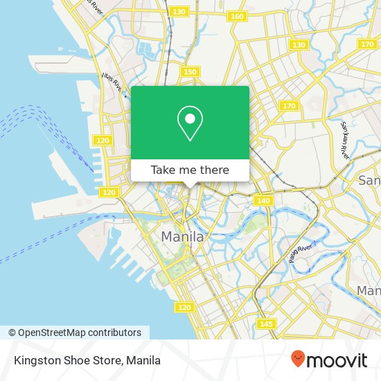 Kingston Shoe Store, Rizal Ave Barangay 309, Manila map