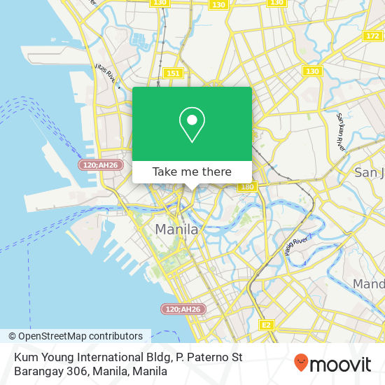 Kum Young International Bldg, P. Paterno St Barangay 306, Manila map