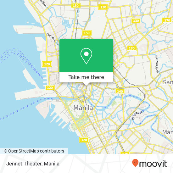 Jennet Theater map