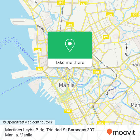Martines Leyba Bldg, Trinidad St Barangay 307, Manila map