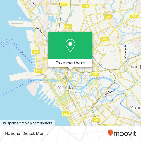 National Diesel, Porvenir Barangay 308, Manila map