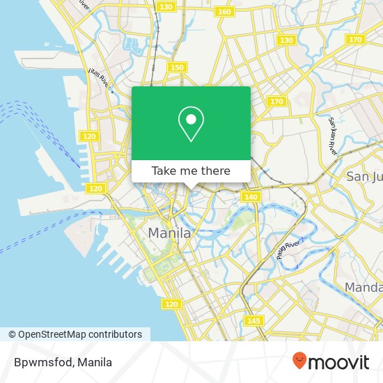 Bpwmsfod, Gonzalo Puyat St Barangay 394, Manila map