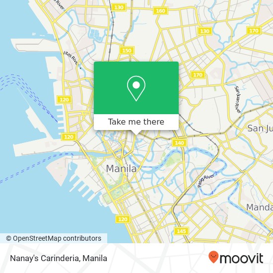 Nanay's Carinderia, Soler Ext Barangay 391, Manila map