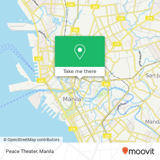 Peace Theater map