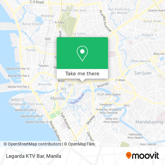 Legarda KTV Bar map