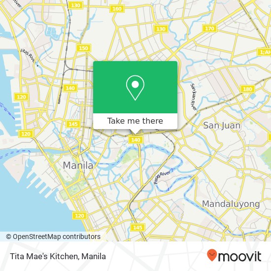 Tita Mae's Kitchen, Barangay 634, Manila map