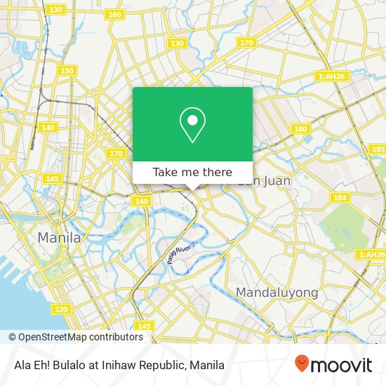 Ala Eh! Bulalo at Inihaw Republic, Old Sta. Mesa St Barangay 592, Manila map