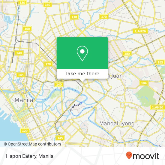 Hapon Eatery, Valenzuela St Barangay 589, Manila map