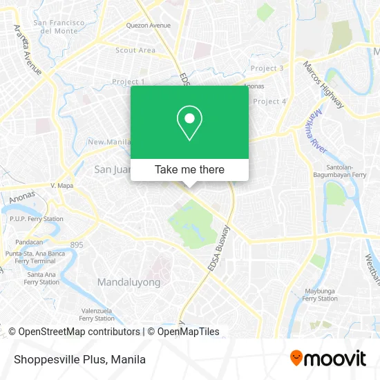 Shoppesville Plus map