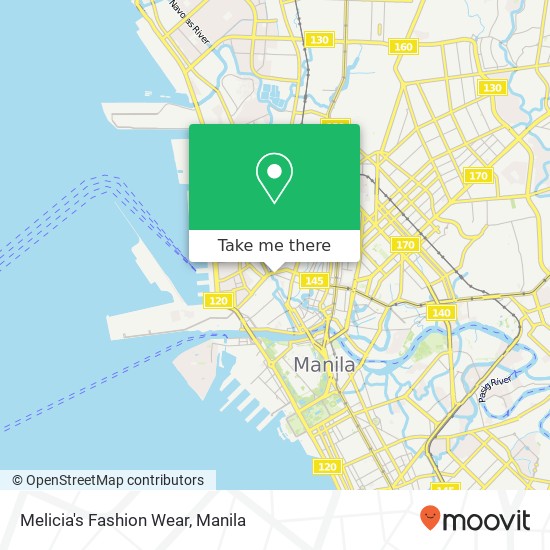 Melicia's Fashion Wear, Soler St Barangay 293, Manila map