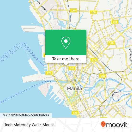 Inah Maternity Wear, Claro M. Recto Ave Barangay 293, Manila map