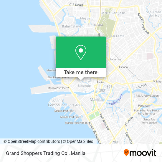 Grand Shoppers Trading Co. map