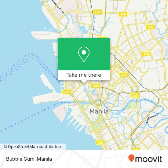 Bubble Gum, Soler St Barangay 293, Manila map