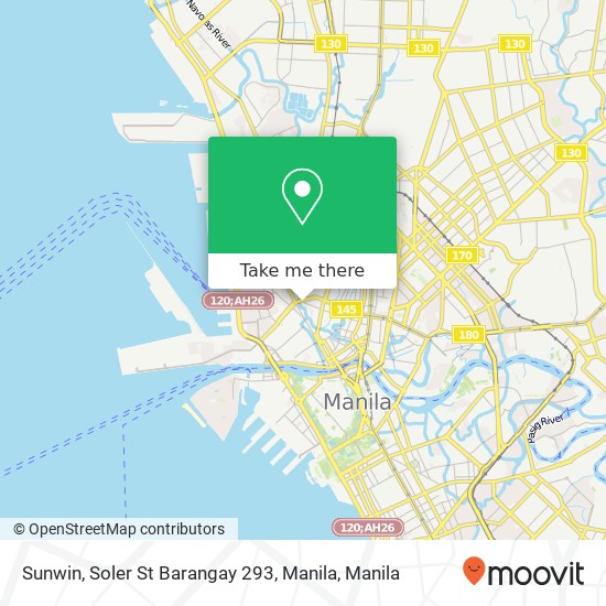 Sunwin, Soler St Barangay 293, Manila map