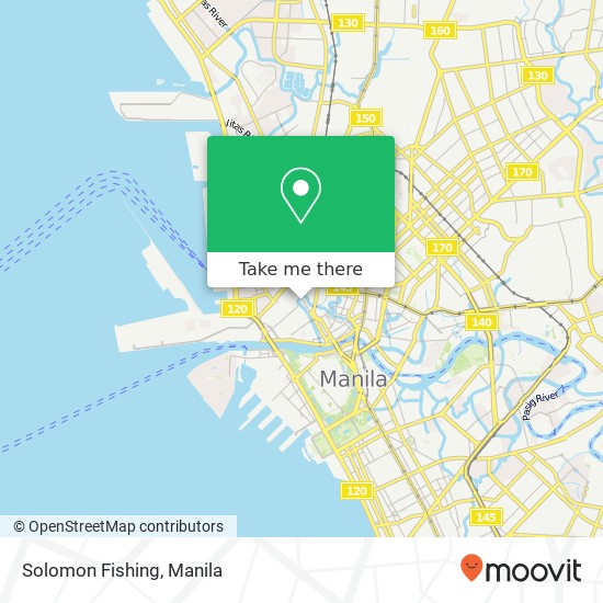 Solomon Fishing, Pereira Barangay 287, Manila map