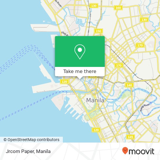 Jrcom Paper, Muelle de Binondo St Barangay 271, Manila map