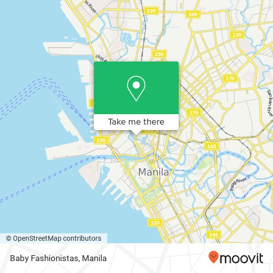 Baby Fashionistas, Reina Regente St Barangay 293, Manila map