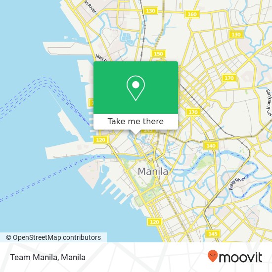 Team Manila, Reina Regente St Barangay 293, Manila map