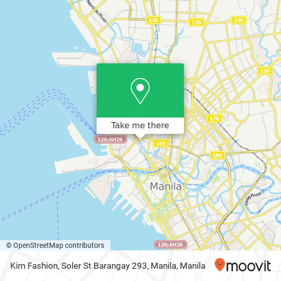 Kim Fashion, Soler St Barangay 293, Manila map