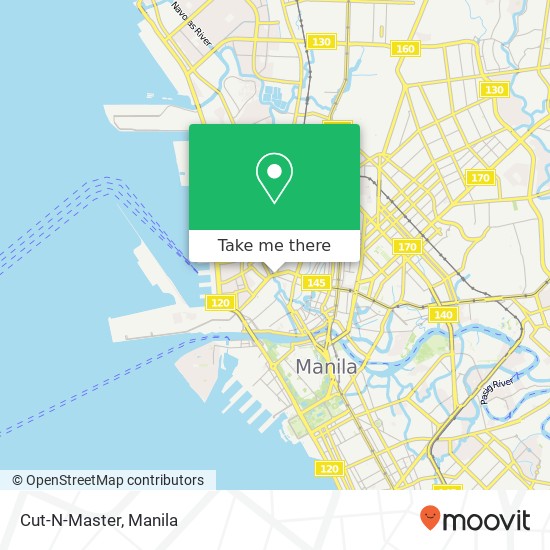 Cut-N-Master, Claro M. Recto Ave Barangay 49, Manila map