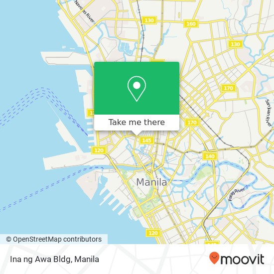 Ina ng Awa Bldg, Reina Regente St Barangay 292, Manila map