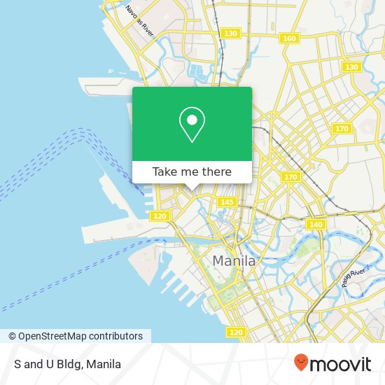 S and U Bldg, Juan Luna St Barangay 10, Manila map