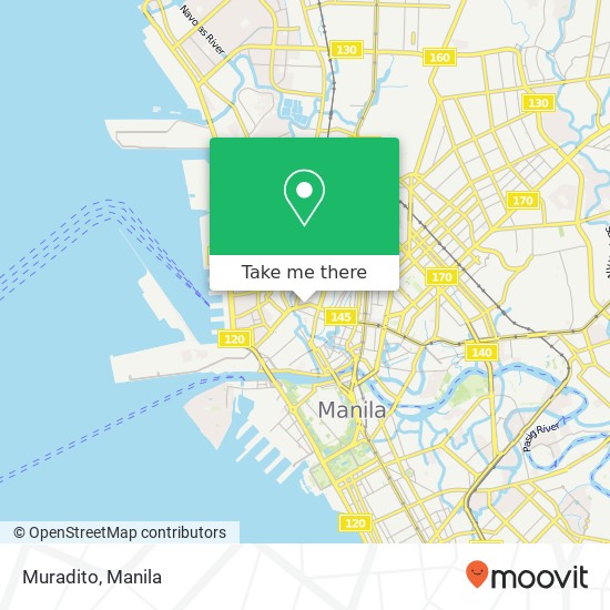 Muradito, Claro M. Recto Ave Barangay 241, Manila map
