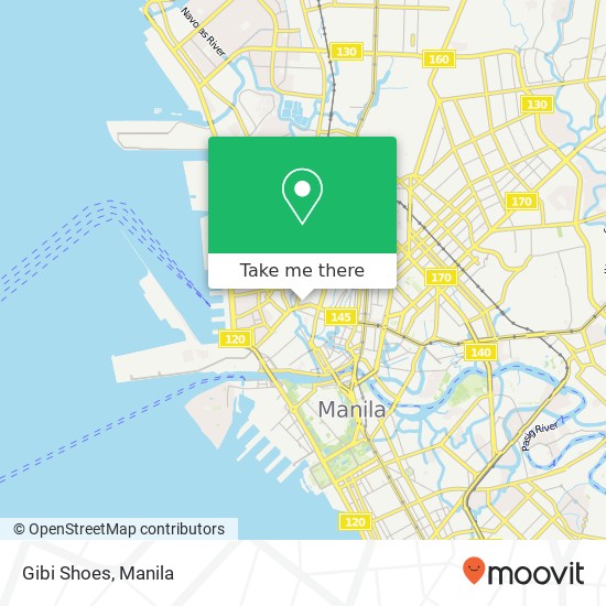 Gibi Shoes, Barangay 241, Manila map