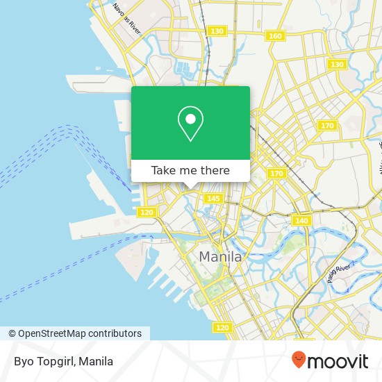 Byo Topgirl, Claro M. Recto Ave Barangay 241, Manila map