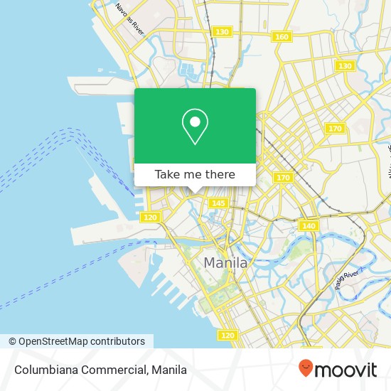 Columbiana Commercial, Claro M. Recto Ave Barangay 241, Manila map