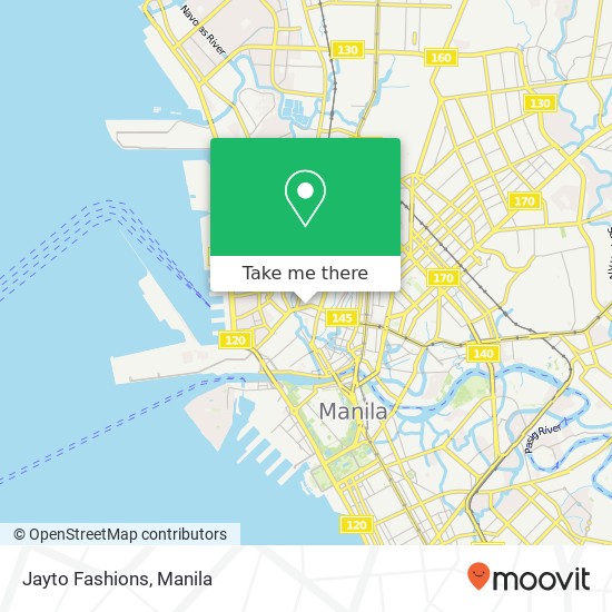 Jayto Fashions, Claro M. Recto Ave Barangay 241, Manila map