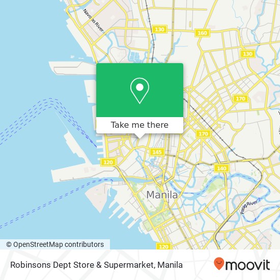 Robinsons Dept Store & Supermarket, Barangay 241, Manila map