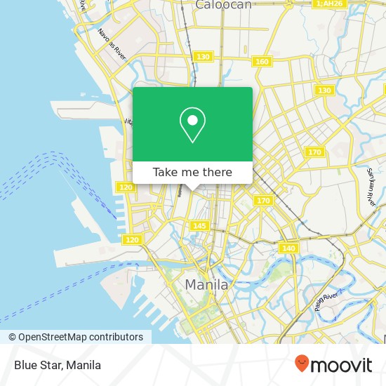 Blue Star, Bambang St Barangay 254, Manila map