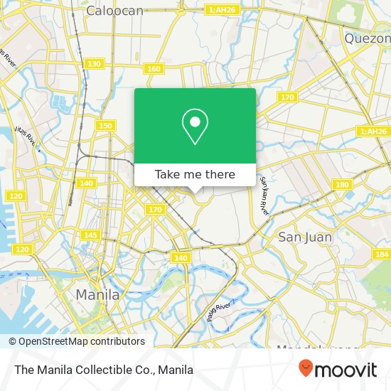The Manila Collectible Co., Sta. Clara St Barangay 537, Manila map