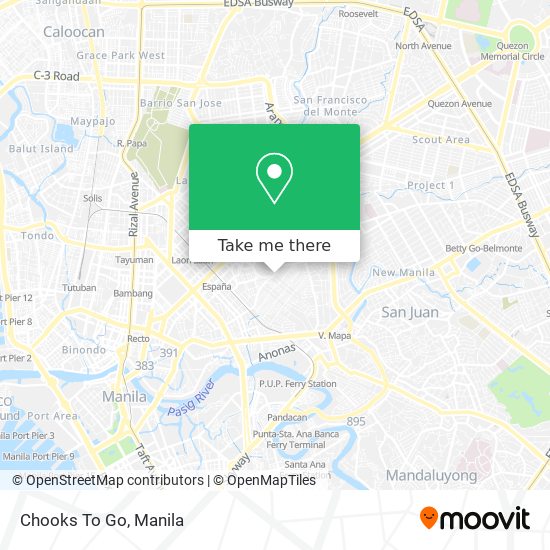 Chooks To Go map