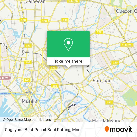 Cagayan's Best Pancit Batil Patong map