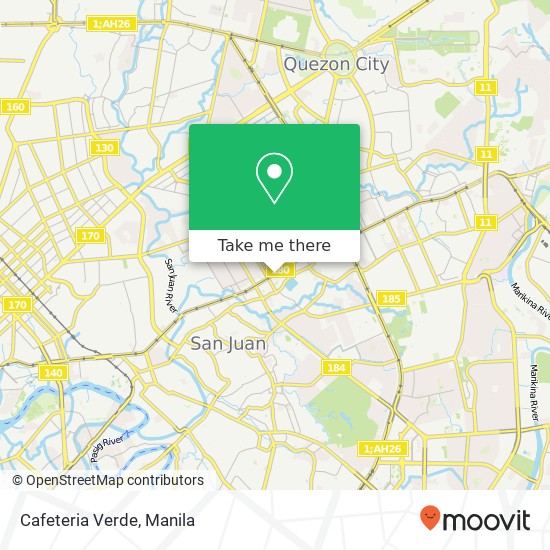 Cafeteria Verde, Kaunlaran, Quezon City map